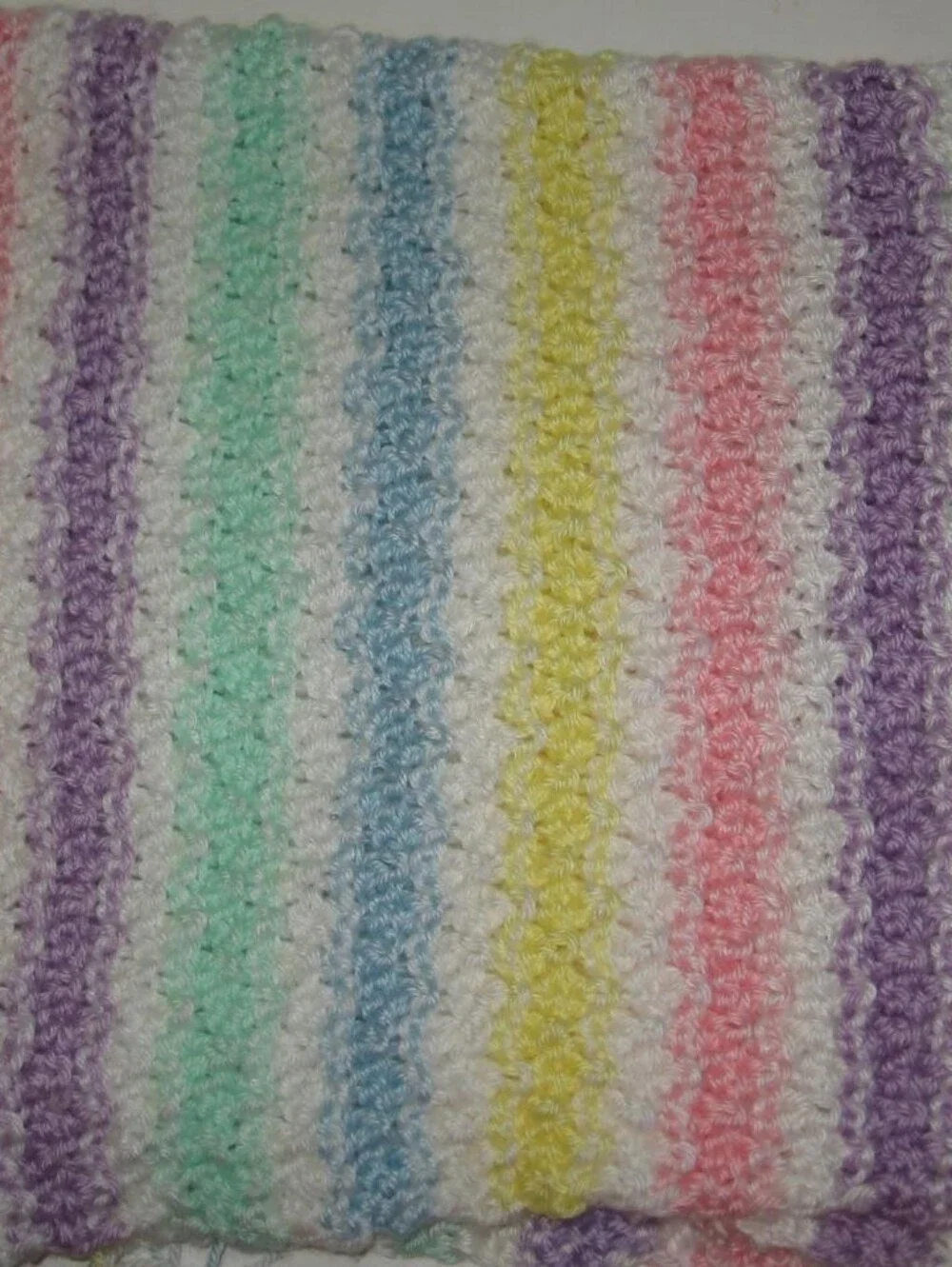 Caron Simply Soft Yarn (3) Unfinished Blankets Lot